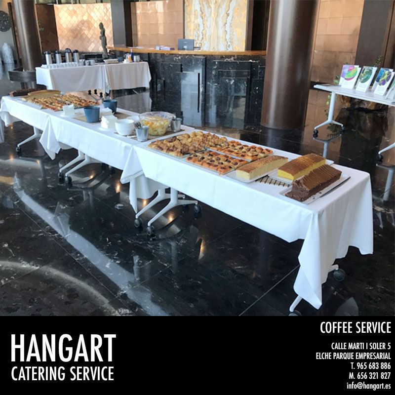 HANGART Coffe Restaurante en Elche Parque Empresarial Coffee en empresa para 70 personas